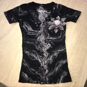 Affliction womens tshirt